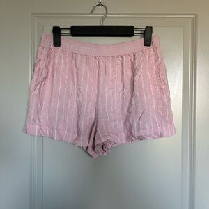 Juicy Couture Pink Striped Shorts